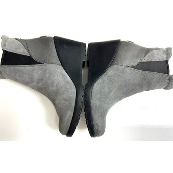 Sorel Quarry Gray Leather After Hours Chelsea wedge boot. Size 8. - Picture 6 of 8